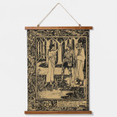 King Arthur door Aubrey Beardsley Hangend Wandkleed (Voorkant)