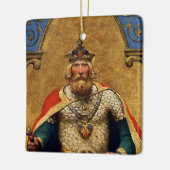 “King Arthur” door NC Wyeth Keramisch Ornament (Links)