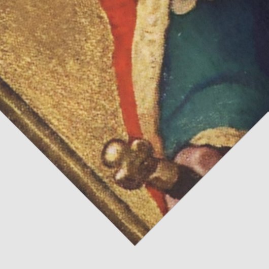 “King Arthur” door NC Wyeth Tissuepapier (Detail)