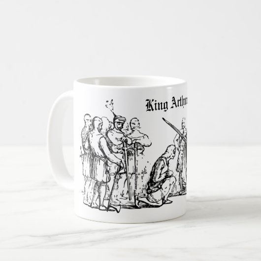 King Arthur en de Knachten Koffiemok (Voorkant links)