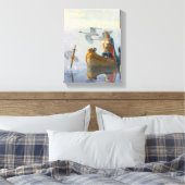 King Arthur & Excalibur, c. 1922, ingediend door N Canvas Afdruk (Insitu (Slaapkamer))