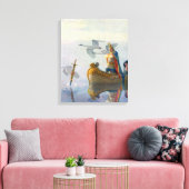 King Arthur & Excalibur, c. 1922, ingediend door N Canvas Afdruk (Insitu (Woonkamer))