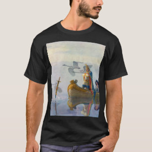 King Arthur & Excalibur, c. 1922, ingediend door N T-shirt