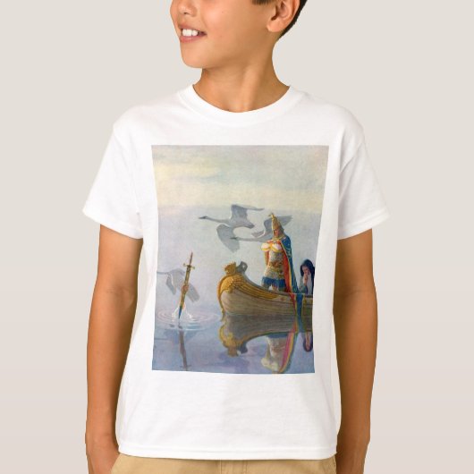 King Arthur & Excalibur, c. 1922, ingediend door N T-shirt (Voorkant)