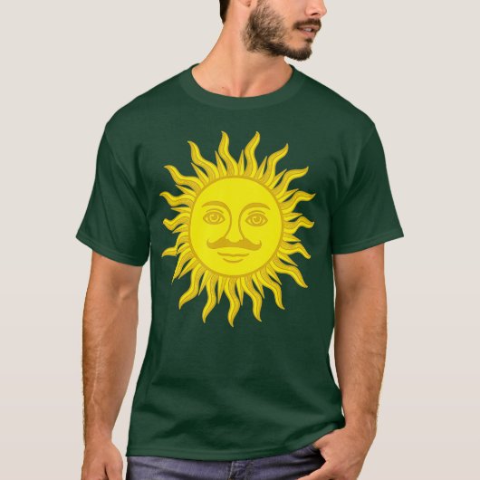 King Arthur Heilige Grail Sun T-shirt (Voorkant)