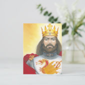 King Arthur mini-print Briefkaart (Staand voorkant)