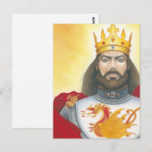 King Arthur mini-print Briefkaart (Voorkant / Achterkant)