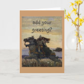  King Arthur Series 1 Wenskaart Kaart (Gele Bloem)