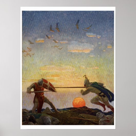 King Arthur Series 3 Art Print Poster (Voorkant)