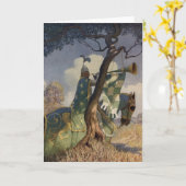  King Arthur Series 5 Wenskaart Kaart (Gele Bloem)