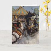 King Arthur Series 6 Wenskaart Kaart (Gele Bloem)