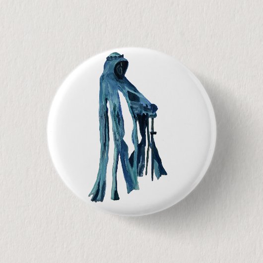 King Arthur Tintagel Ronde Button 3,2 Cm (Voorkant)