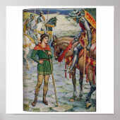 King Arthur Vragen Percival Poster (Voorkant)