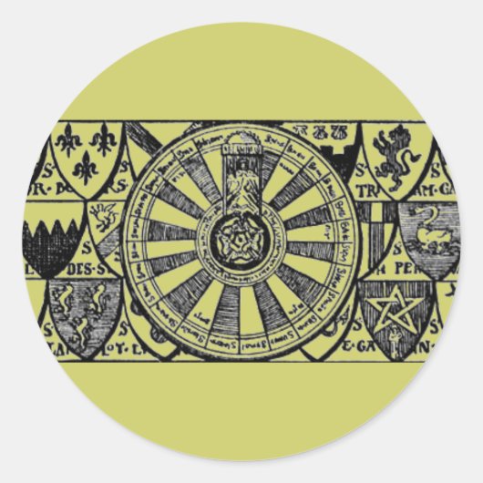King Arthur's Round Table Sticker (Voorkant)