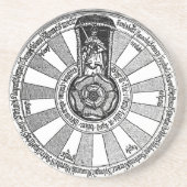King Arthur's Round Table Zandsteen Onderzetter (Voorkant)