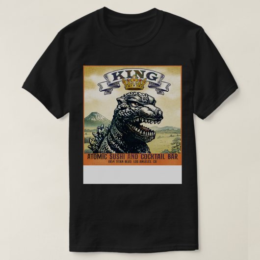 King Atomic Sushi T-shirt (Design voorkant)