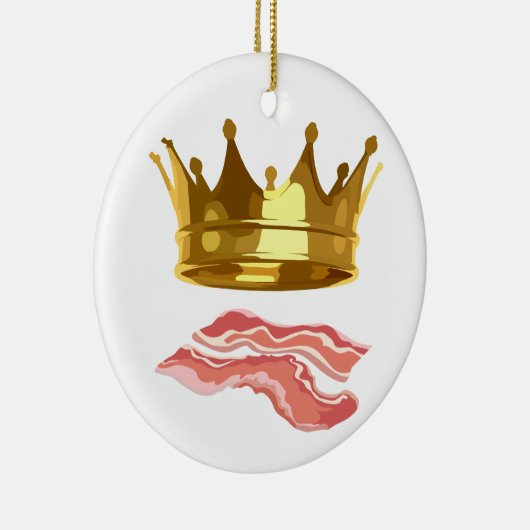 King Bacon Keramisch Ornament (Rechts)