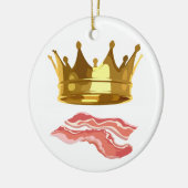 King Bacon Keramisch Ornament (Links)