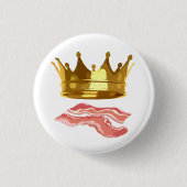 King Bacon Ronde Button 3,2 Cm (Voorkant)