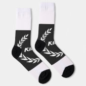 KING bedrukt met inkt op waterbasis en een handtek Sokken (Rechts)