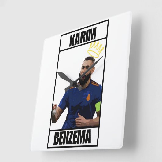 King Benz Vierkante Klok (Hoek)