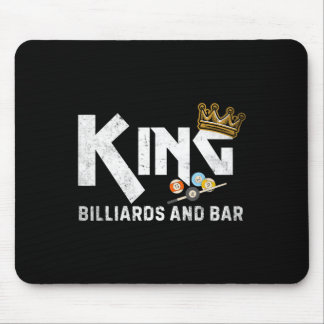 King Biljart en R  poolspeler Funny Bil Muismat