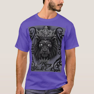 King black Lyon style with class T-shirt