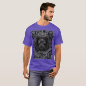 King black Lyon style with class T-shirt (Voorkant volledig)