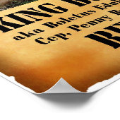 King Bolete - Gezochte Dood of Alive Poster (Hoek)