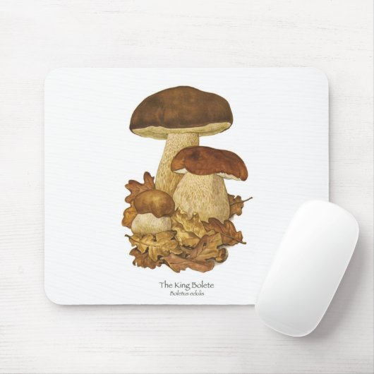 King Bolete Mushroom Mousepad Muismat (Met muis)