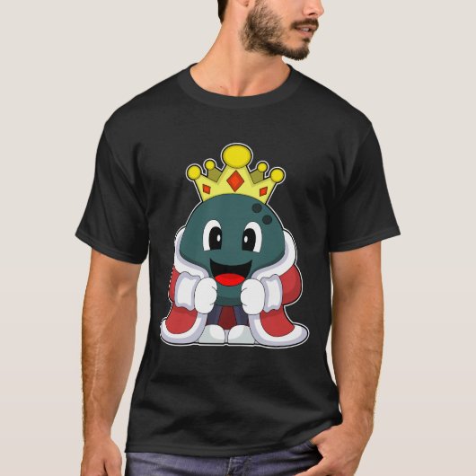 King Bowling bal T-shirt (Voorkant)