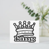 King Briefkaart (Staand voorkant)