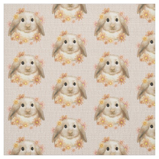 King Bunny Rabbit Stof (Swatch)