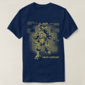KING CAESAR KAIJU BESTANDEN T-SHIRT (Design voorkant)