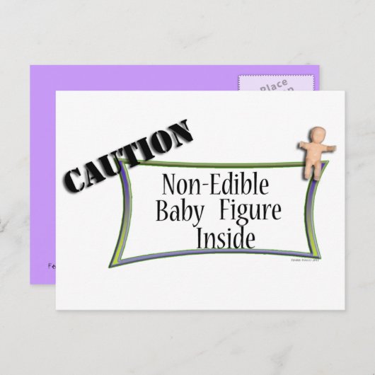 King Cake Baby Briefkaart (Voorkant / Achterkant)