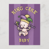 King Cake Baby Briefkaart (Voorkant)