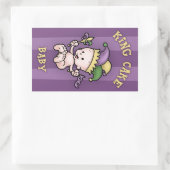 King Cake Baby Rechthoekige Sticker (Tas)