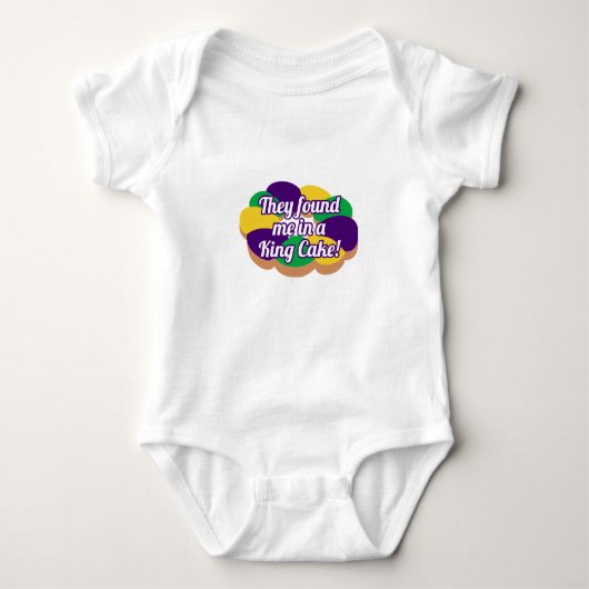 King Cake Baby Romper (Voorkant)