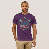 King Cake Calories graaf Mardi Gras niet T-shirt (Voorkant volledig)