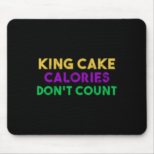 King Cake Calories Gras Drink niet Muismat
