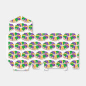 King Cake Favor Boxes Bedankdoosjes (Uitgevouwen)