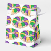 King Cake Favor Boxes Bedankdoosjes (Achterkant)