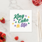 King Cake is het leven Servet (Insitu)