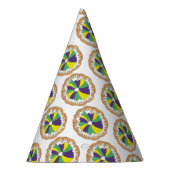 King Cake New Orleans NOLA Mardi Gras Carnaval Feesthoedjes (Rechts)