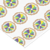 King Cake New Orleans NOLA Mardi Gras Carnaval Medium Tafelloper (Hoek)