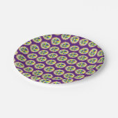 King Cake New Orleans NOLA Mardi Gras Carnaval Papieren Bordje (Gekanteld)