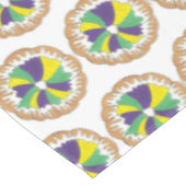 King Cake New Orleans NOLA Mardi Gras Carnaval Tafelkleed (Gekanteld)
