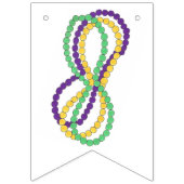 King Cake New Orleans NOLA Mardi Gras Carnaval Vlaggetjes (Tweede vlag)