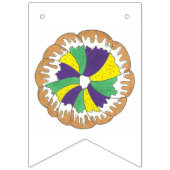 King Cake New Orleans NOLA Mardi Gras Carnaval Vlaggetjes (Eerste vlag)