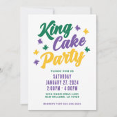 King Cake Party Kaart (Voorkant)